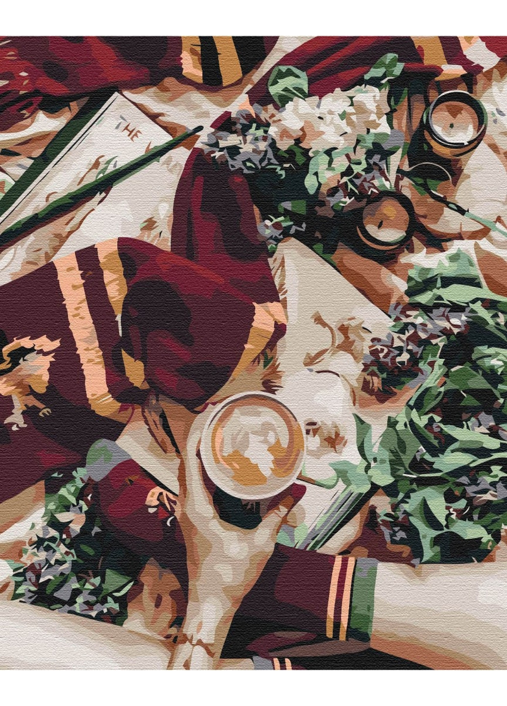 Картина по номерам На кофе в Хогвартс © Eka Udaltsova 40x50 см Brushme (277155275)