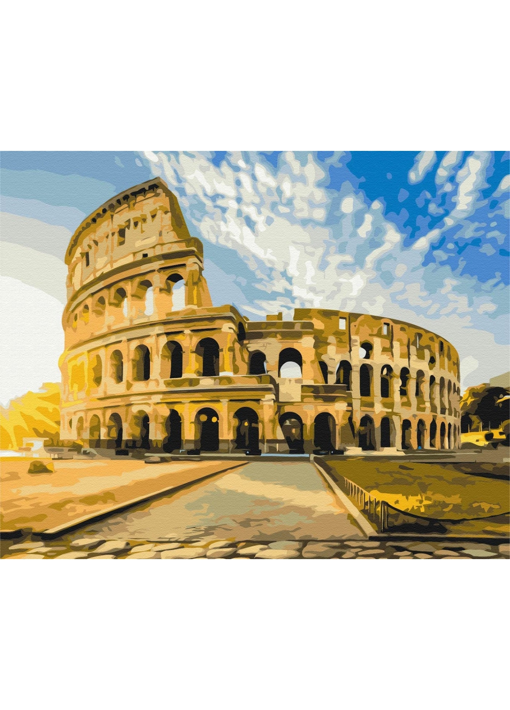 Картина за номерами "Колізей на світанку" 40x50 см Brushme (277155378)