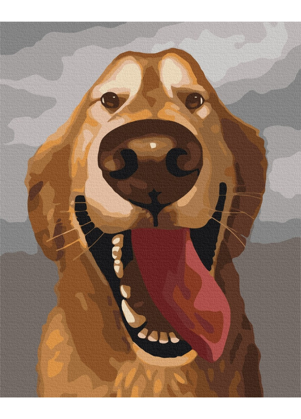 Картина за номерами "Щасливий друг" 40x50 см Brushme (277155143)