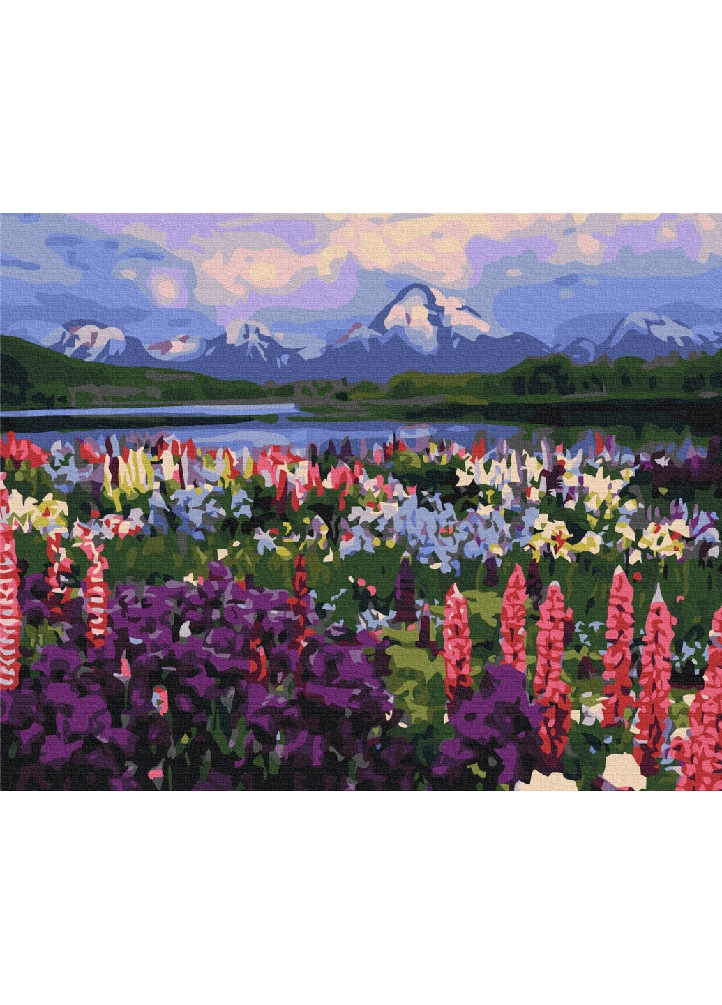 Картина за номерами "Долина польових квітів" 40x50 см Brushme (277155908)