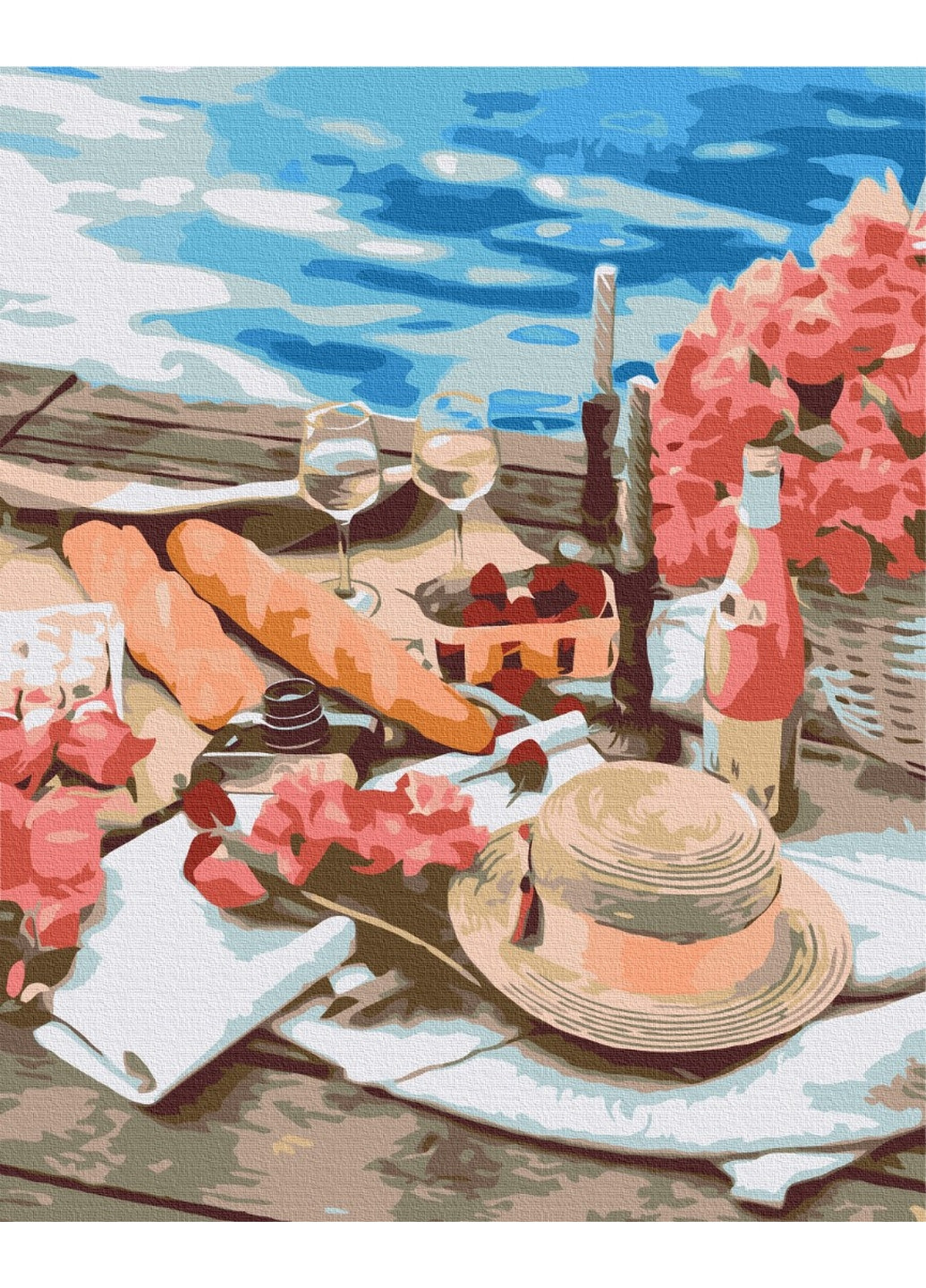 Картина по номерам Пикник рядом с морем 40x50 см Brushme (277156489)