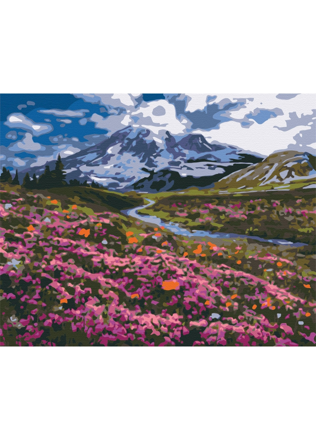 Картина за номерами "Альпійський луг" 40x50 см Brushme (277154975)