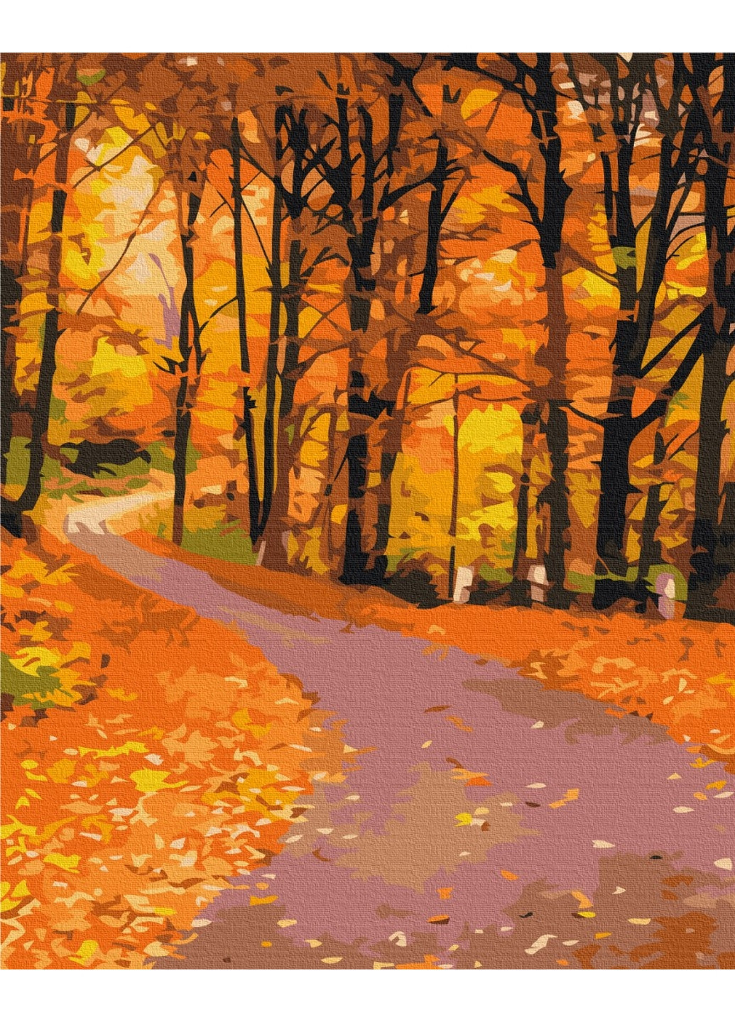 Картина за номерами "Осінній парк" 40x50 см Brushme (277155995)