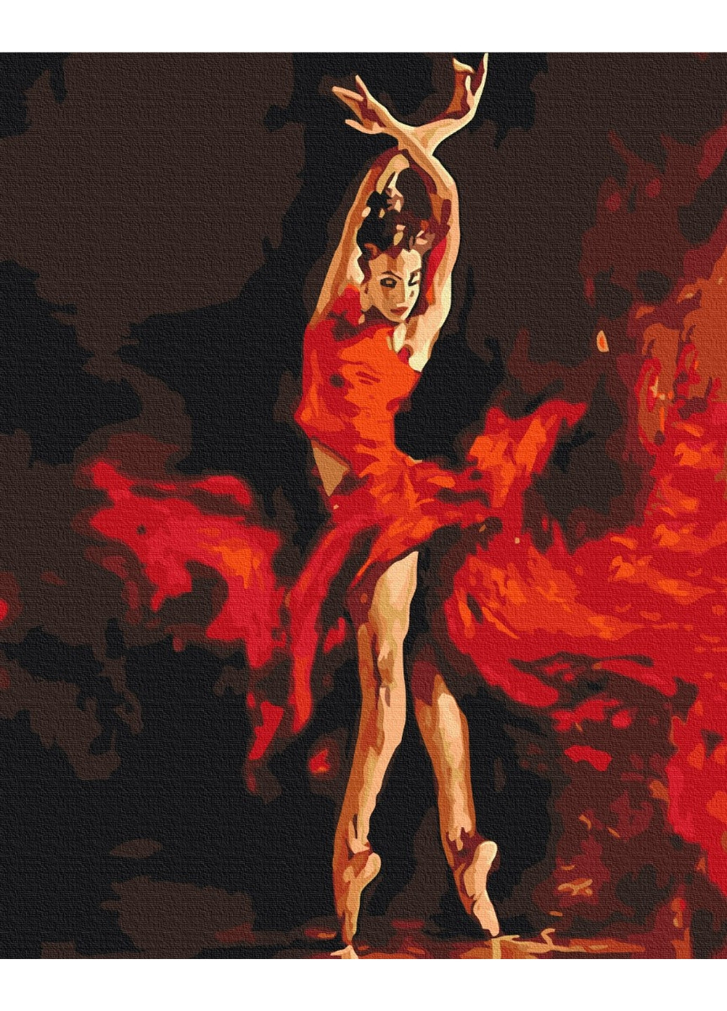 Картина за номерами "В танці" 40x50 см Brushme (277154963)