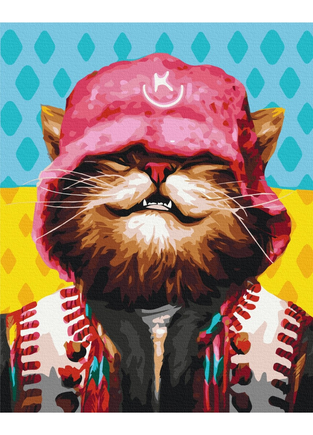 Картина по номерам Котик Kalush ©Марианна Пащук 40x50 см Brushme (277154881)