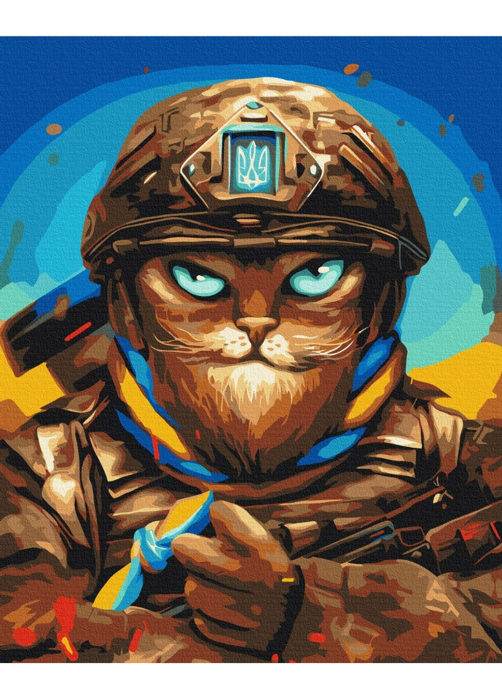 Картина по номерам Мужественный Котик ©Марианна Пащук 40x50 см Brushme (277154525)