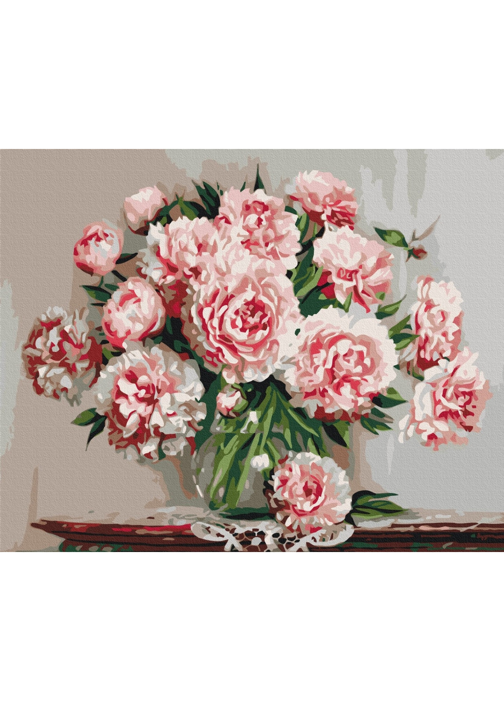 Картина по номерам Садовые пионы 40x50 см Brushme (277154413)