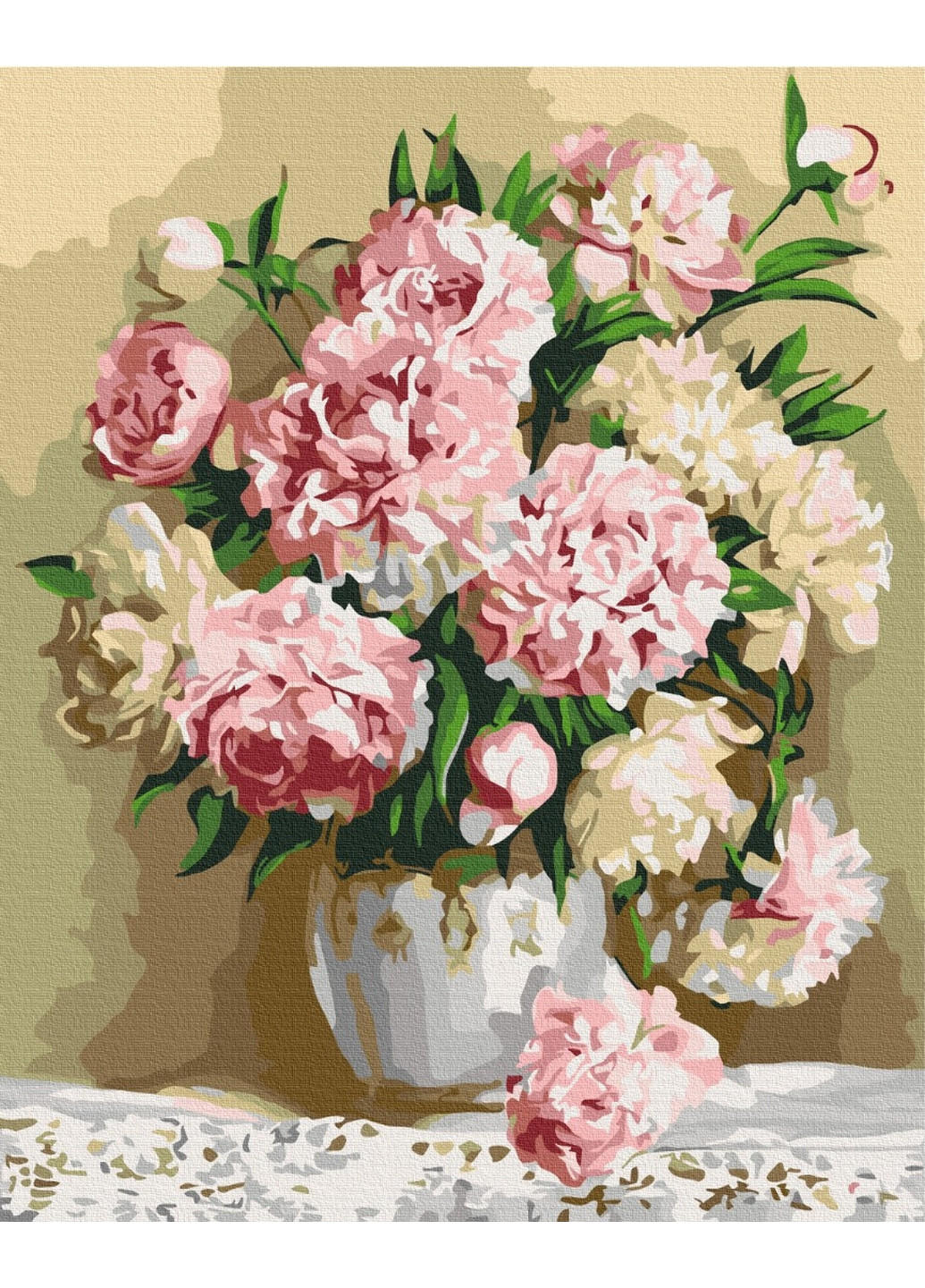 Картина по номерам Букет пионов 40x50 см Brushme (277154423)