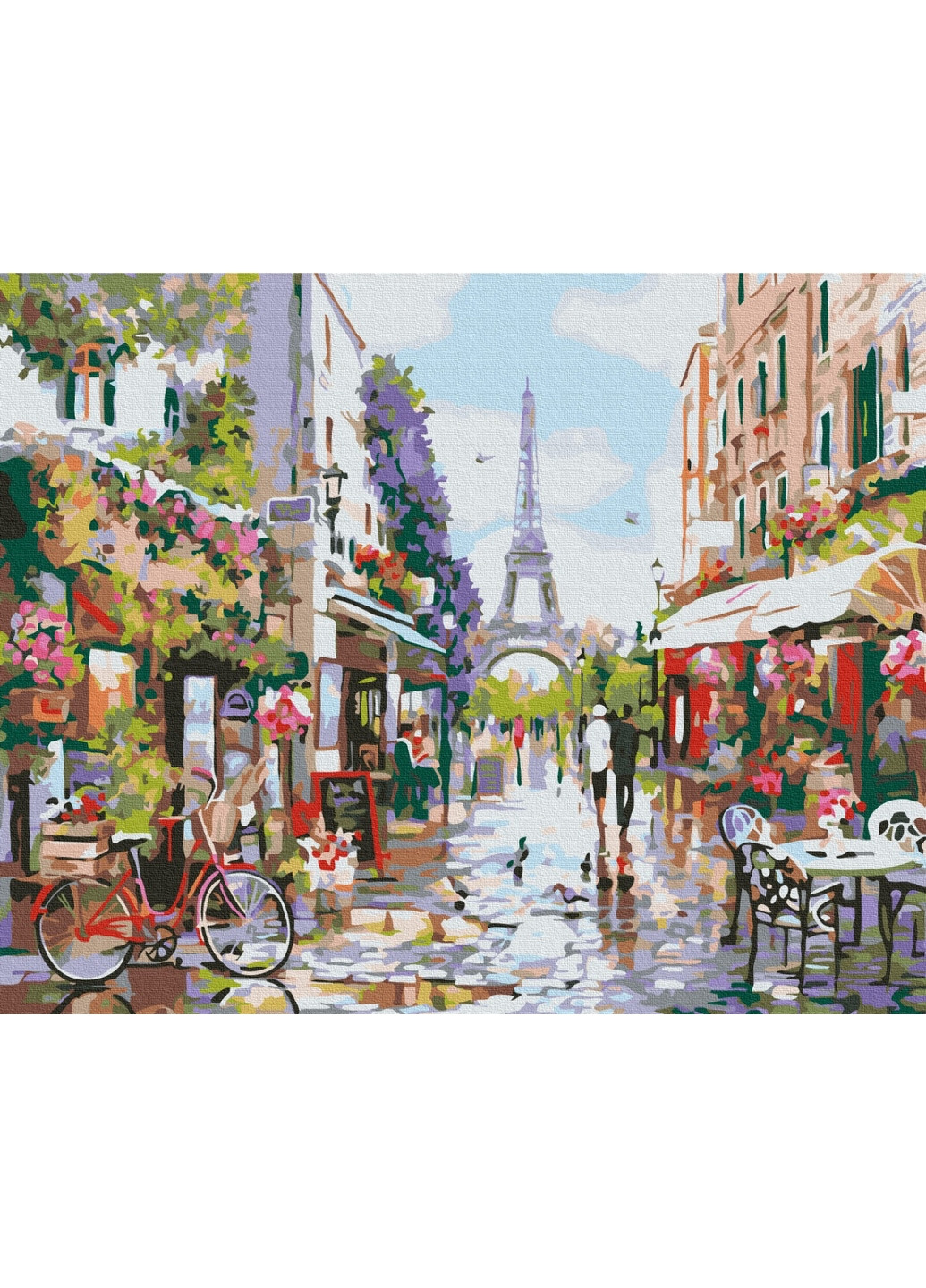 Картина по номерам День в Париже 40x50 см Brushme (277155854)