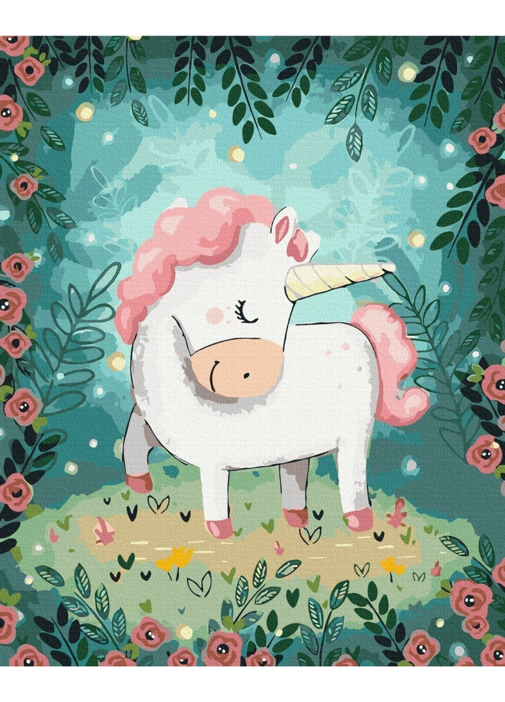 Картина по номерам Единорог 40x50 см Brushme (277156040)