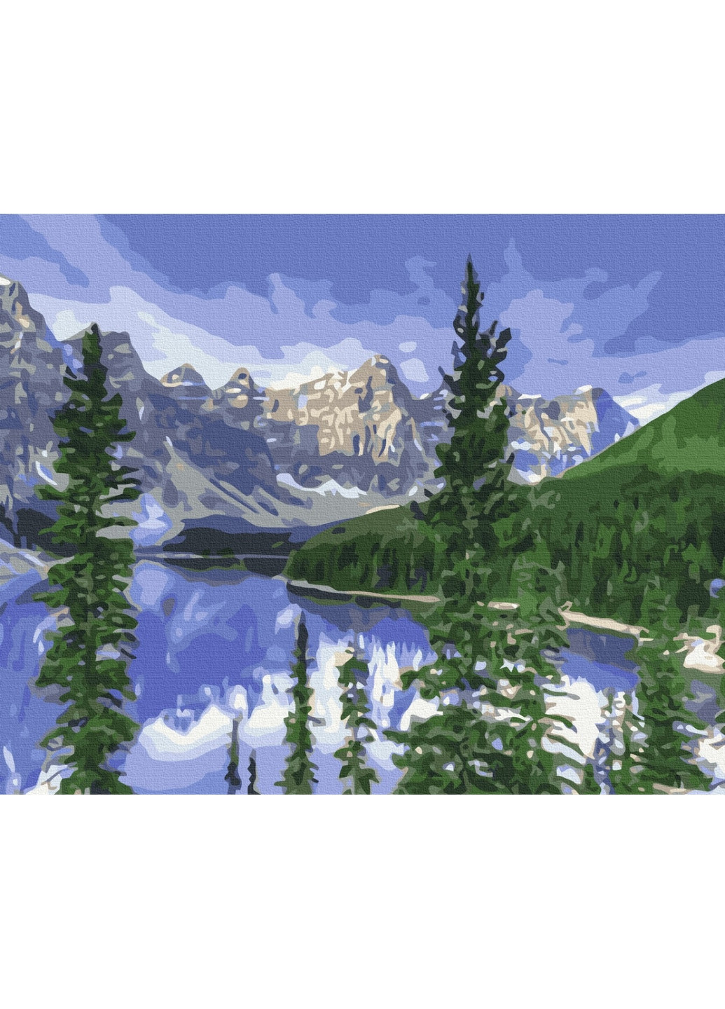 Картина по номерам Пейзажные горы 40x50 см Brushme (277155293)