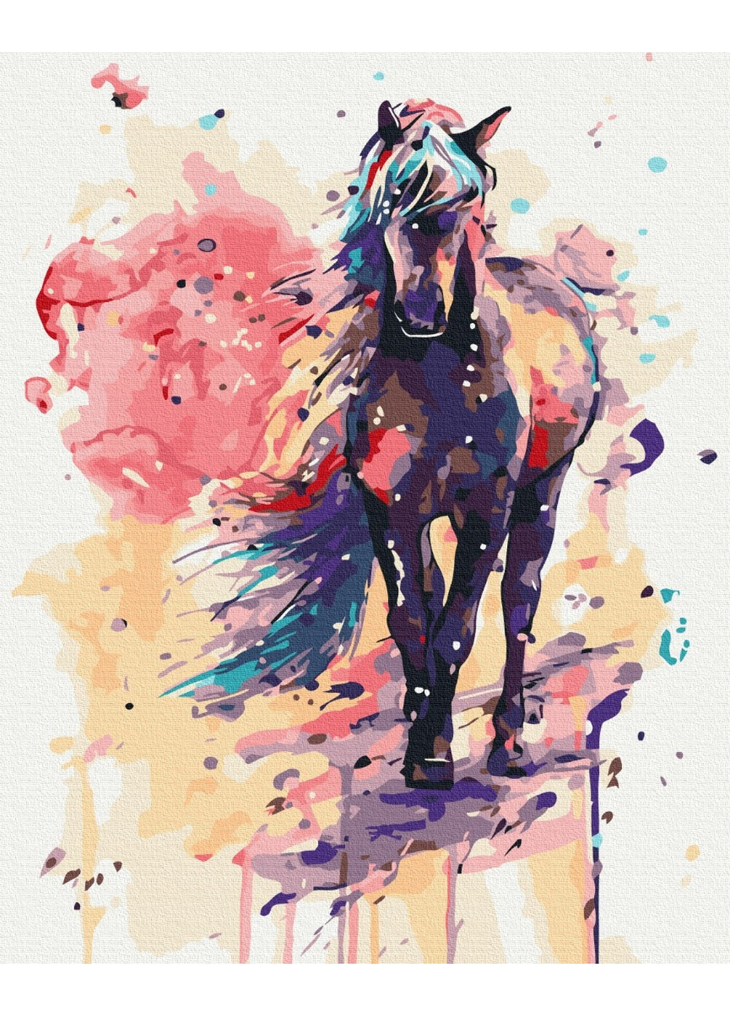 Картина по номерам Фантастическая лошадь 40x50 см Brushme (277155072)
