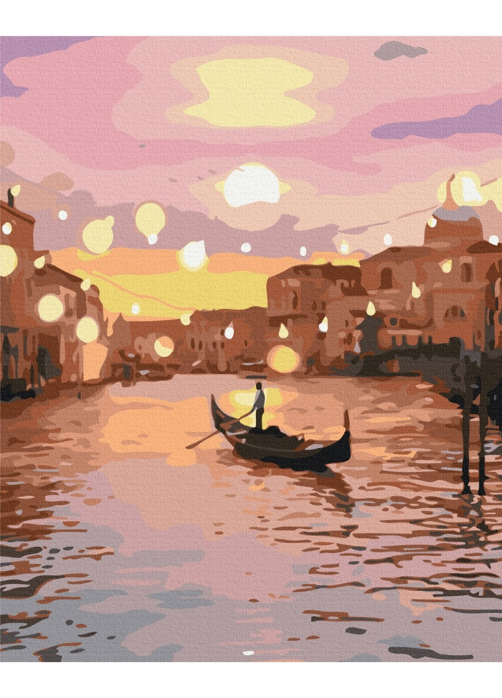Картина за номерами "Казкова вечірня Венеція" 40x50 см Brushme (277155398)