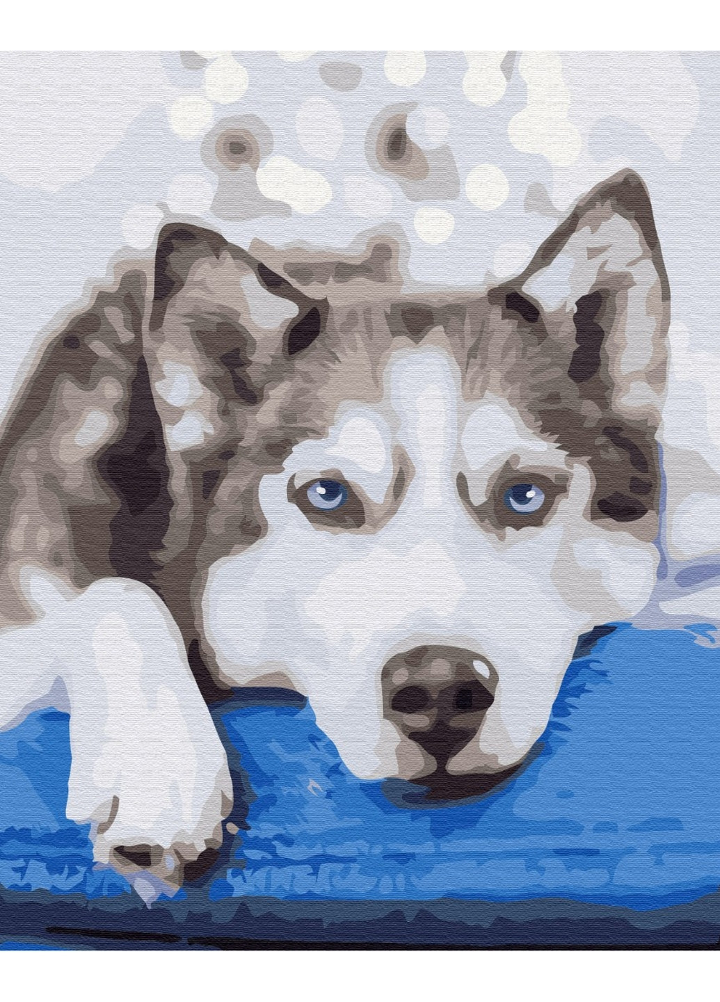 Картина по номерам Хаски в ожидании 40x50 см Brushme (277155173)