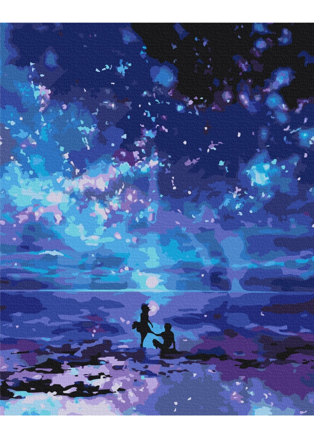 Картина за номерами "Нічна набережна" 40x50 см Brushme (277156531)