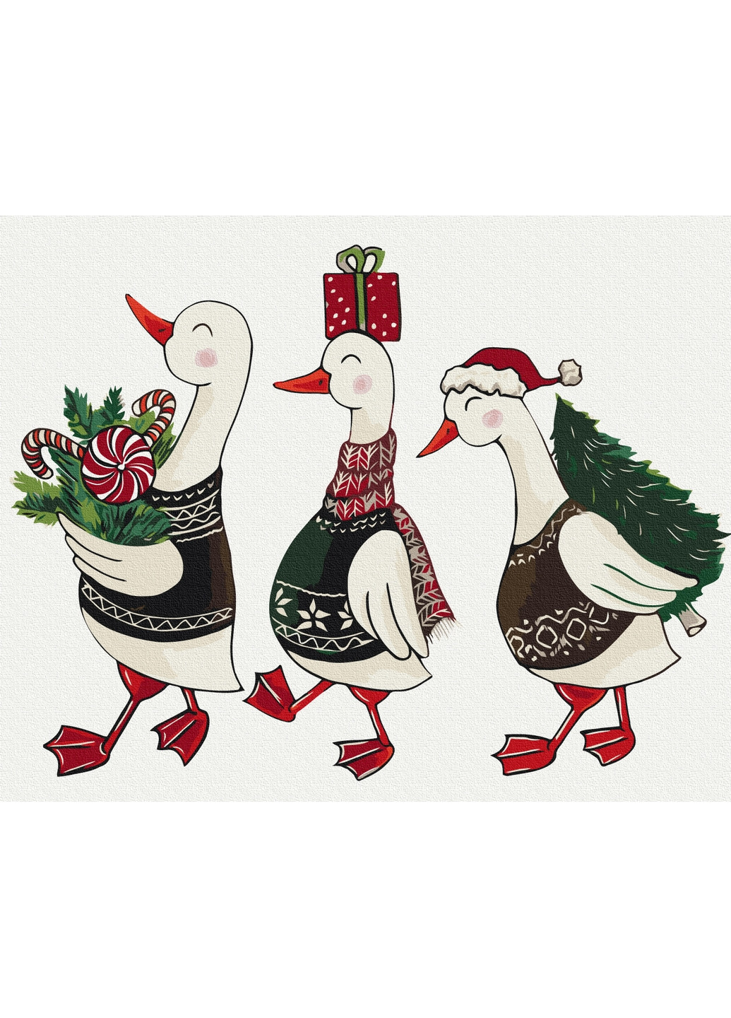 Картина по номерам Новогодняя суета © ANNART 40x50 см Brushme (277156379)