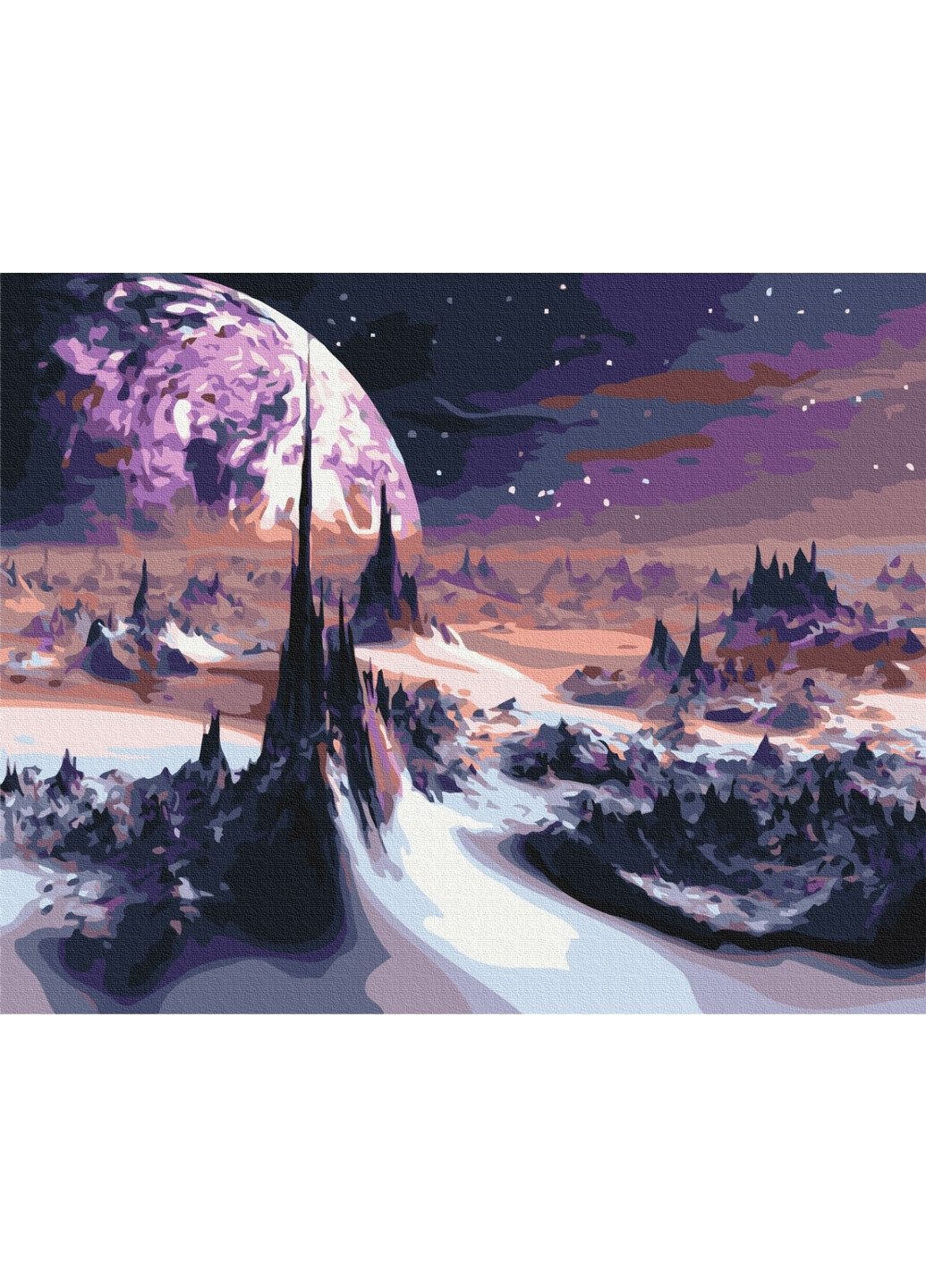 Картина по номерам Космические пейзажи 40x50 см Brushme (277155259)