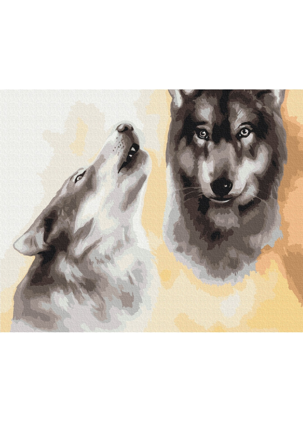 Картина по номерам Волки-хранители 40x50 см Brushme (277154424)