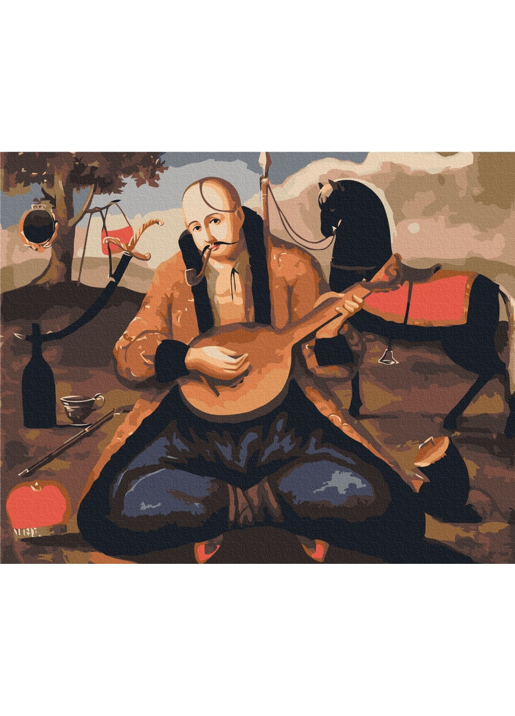 Картина по номерам Казак Мамай 40x50 см Brushme (277156535)