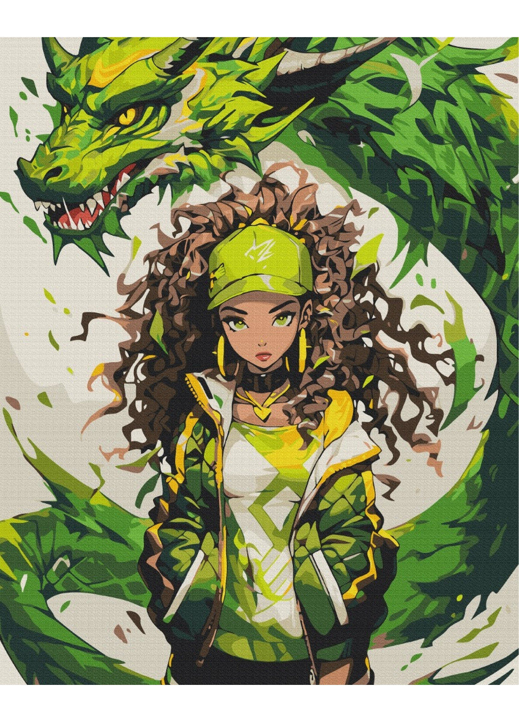 Картина по номерам Амулет дракона 40x50 см Brushme (277155926)