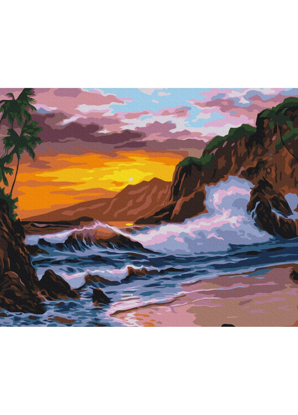 Картина за номерами "Морські хвилі" 40x50 см Brushme (277154848)