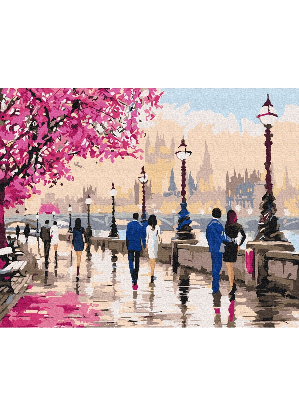 Картина за номерами "Прогулянка романтичним Лондоном" 40x50 см Brushme (277155405)