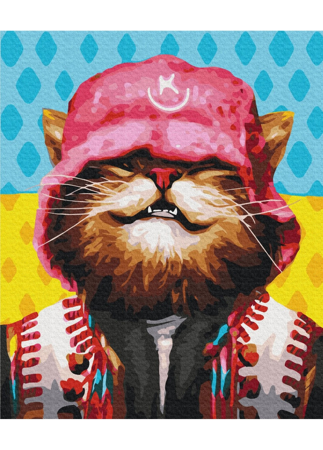 Картина по номерам Котик Kalush ©Марианна Пащук 50х60 см Brushme (277154862)