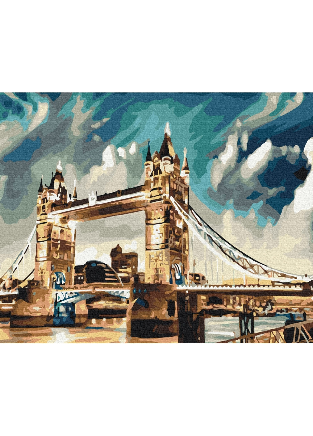 Картина за номерами "Лондон у хмарах" 40x50 см Brushme (277154941)
