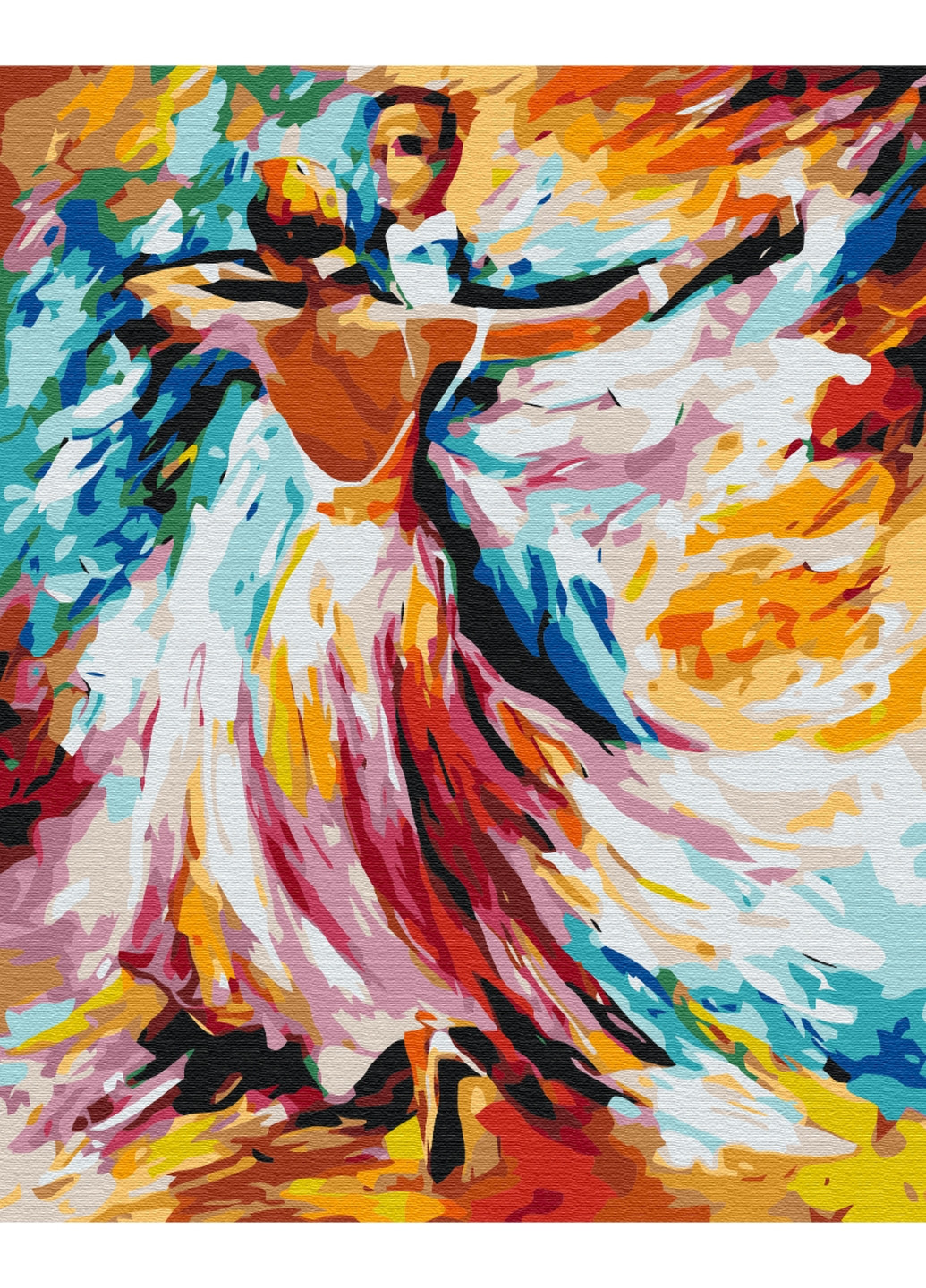 Картина за номерами "Кольори вальсу" 40x50 см Brushme (277155082)
