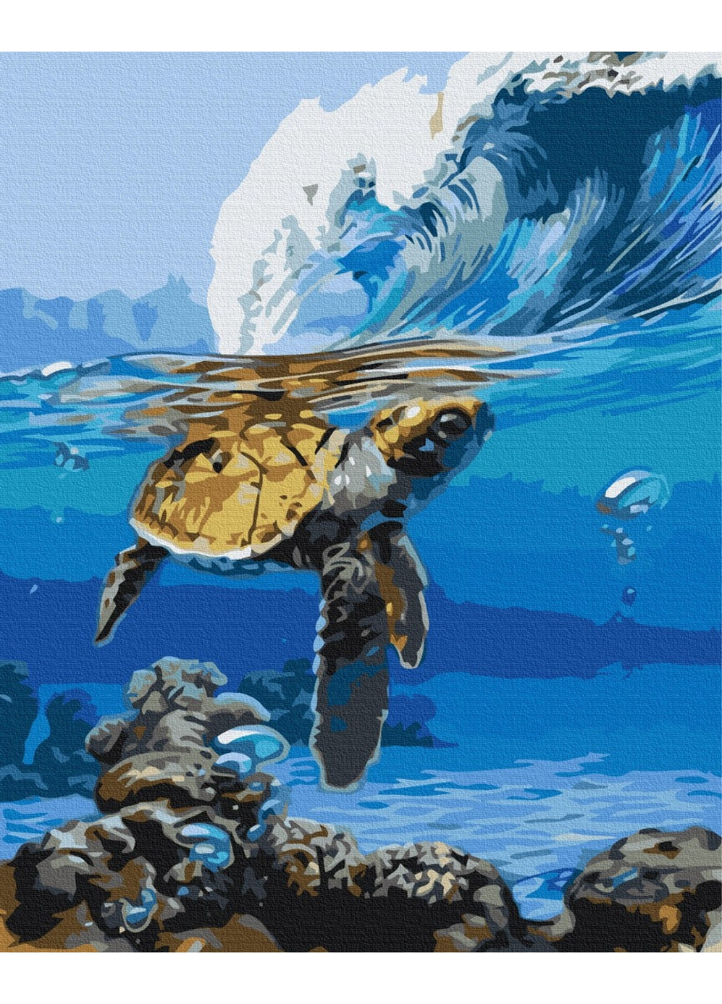 Картина по номерам В ожидании серфера 40x50 см Brushme (277155738)