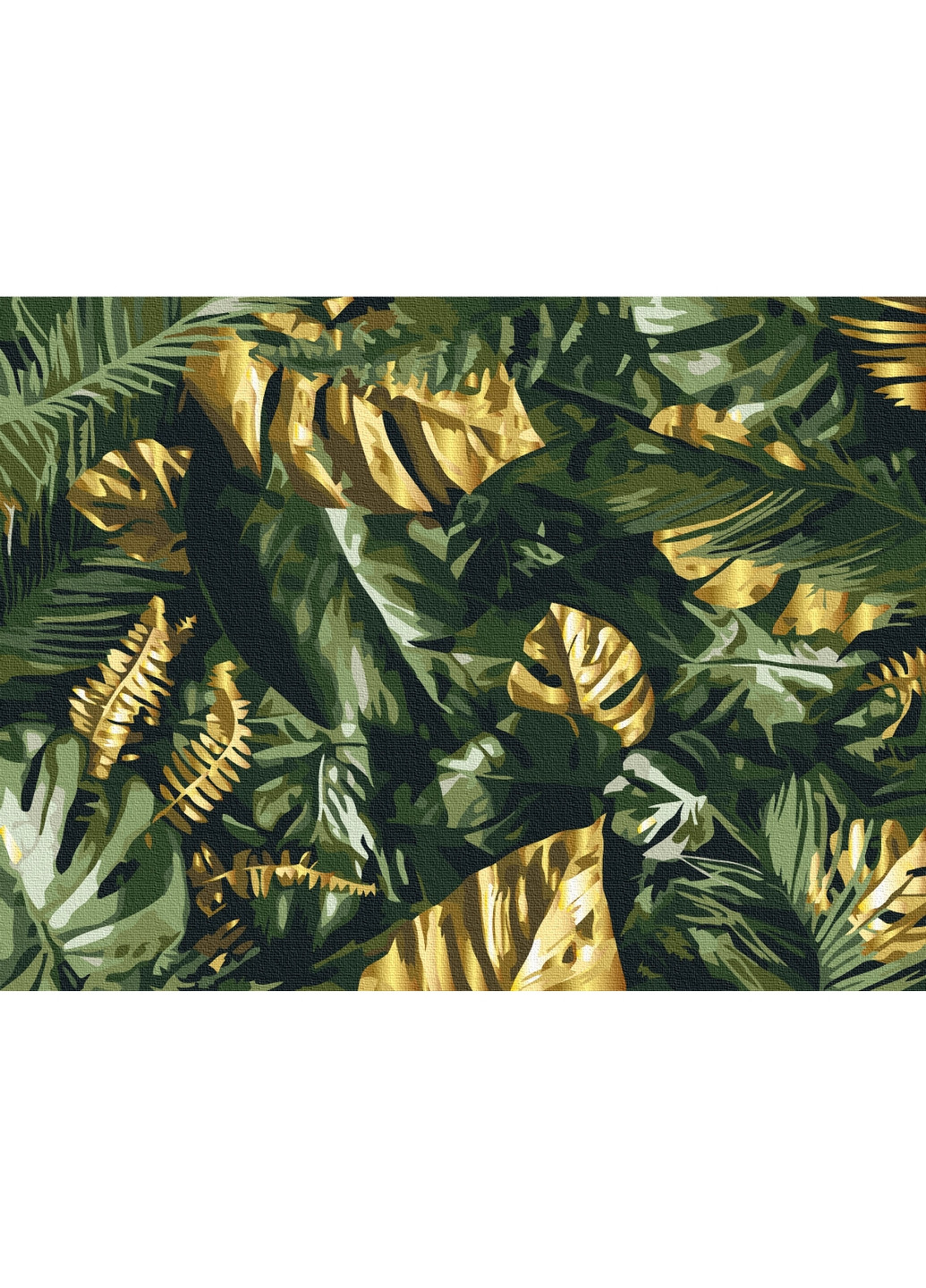 Картина за номерами "Пальмове листя" 30х40 см Brushme (277156511)