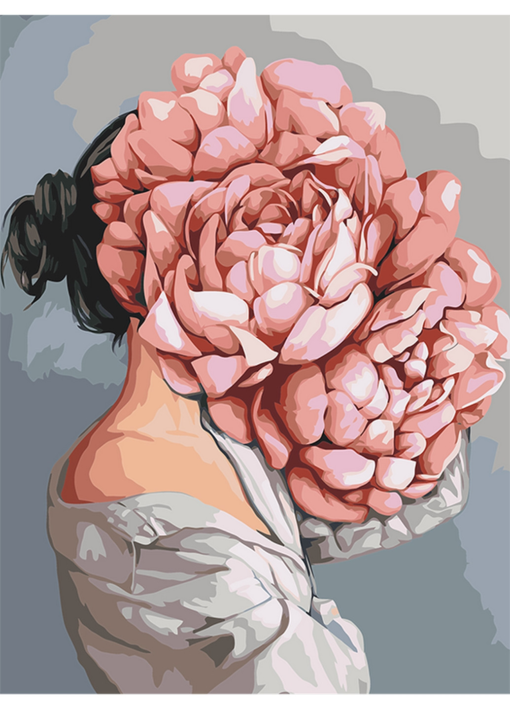Картина по номерам Загадка пионов 30х40 см Brushme (277155278)