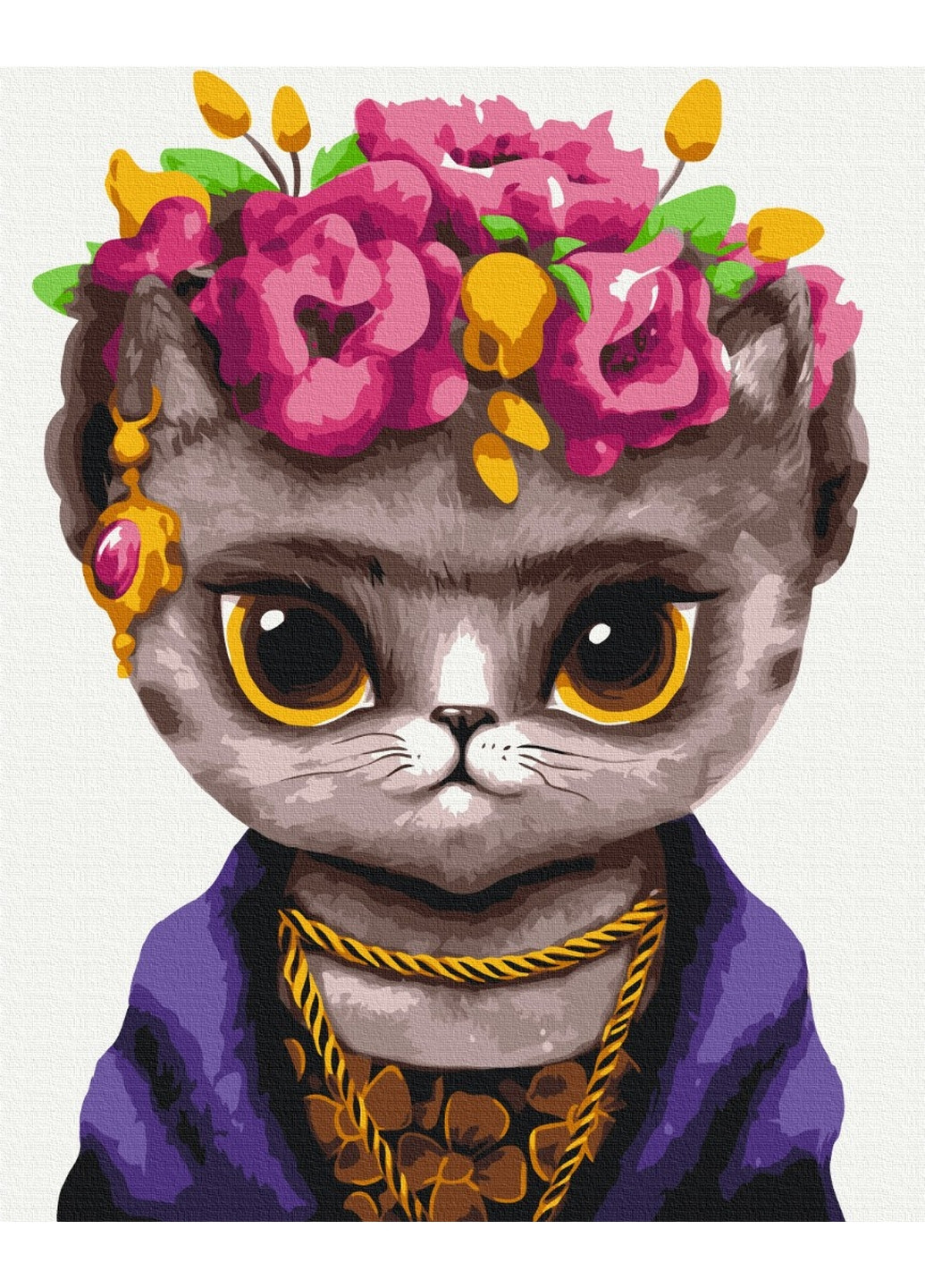Картина по номерам Кошка Фрида ©Марианна Пащук 40x50 см Brushme (277155910)