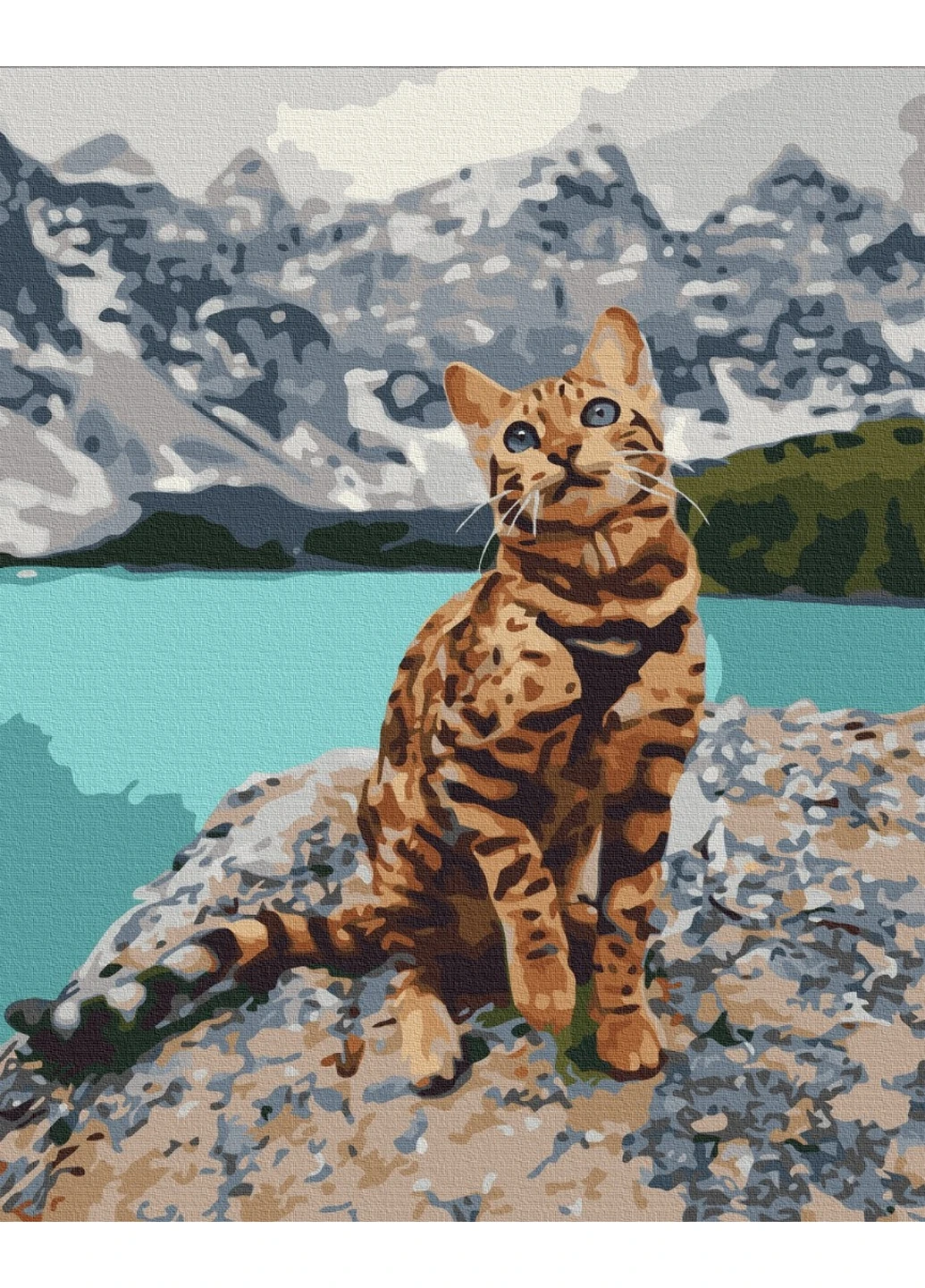 Картина за номерами "Улюбленець у горах" 40x50 см Brushme (277156393)