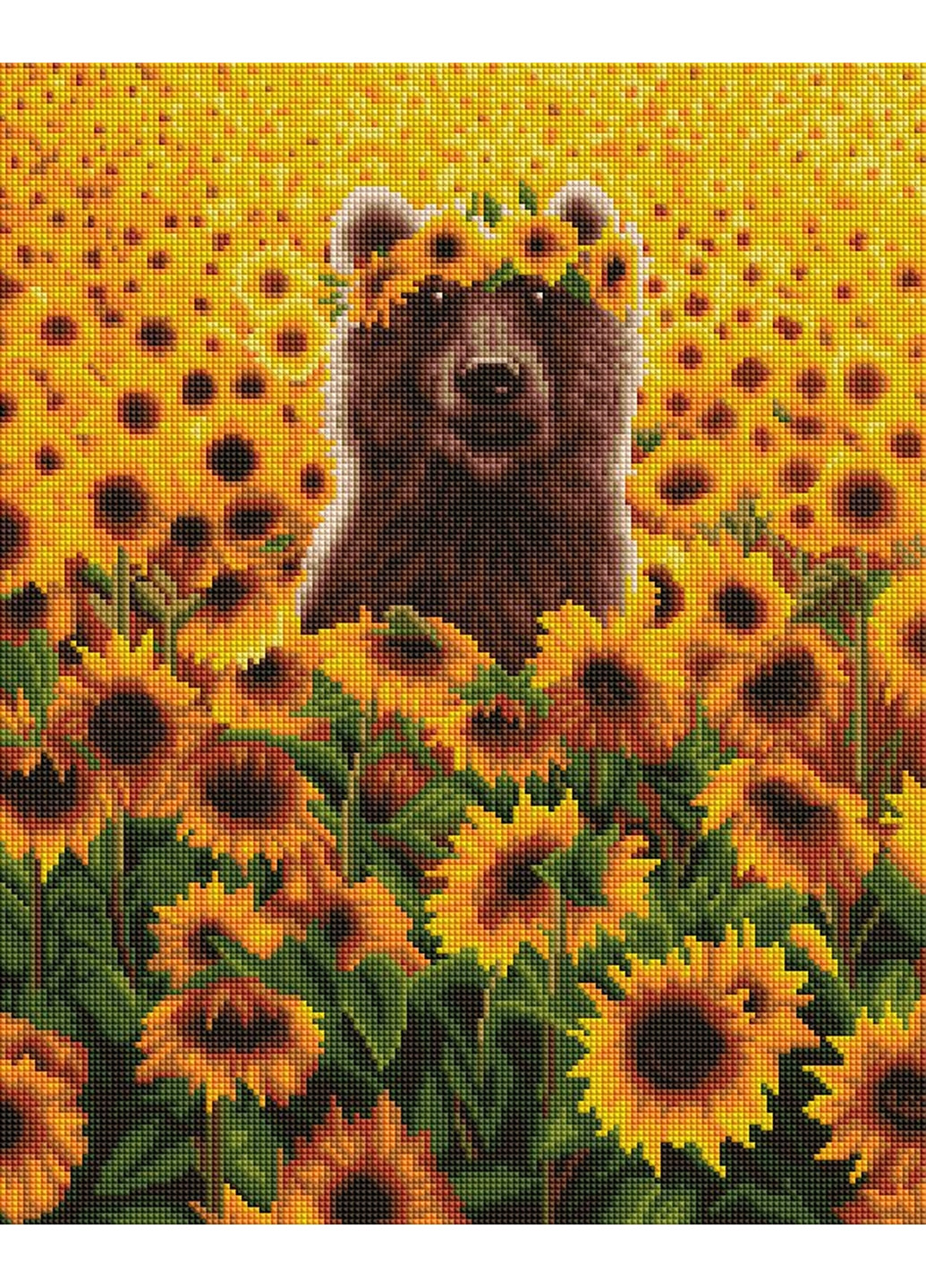 Алмазна мозаїка "Сонячний ведмедик © Lucia Heffernan" 40x50 см Brushme (277155327)