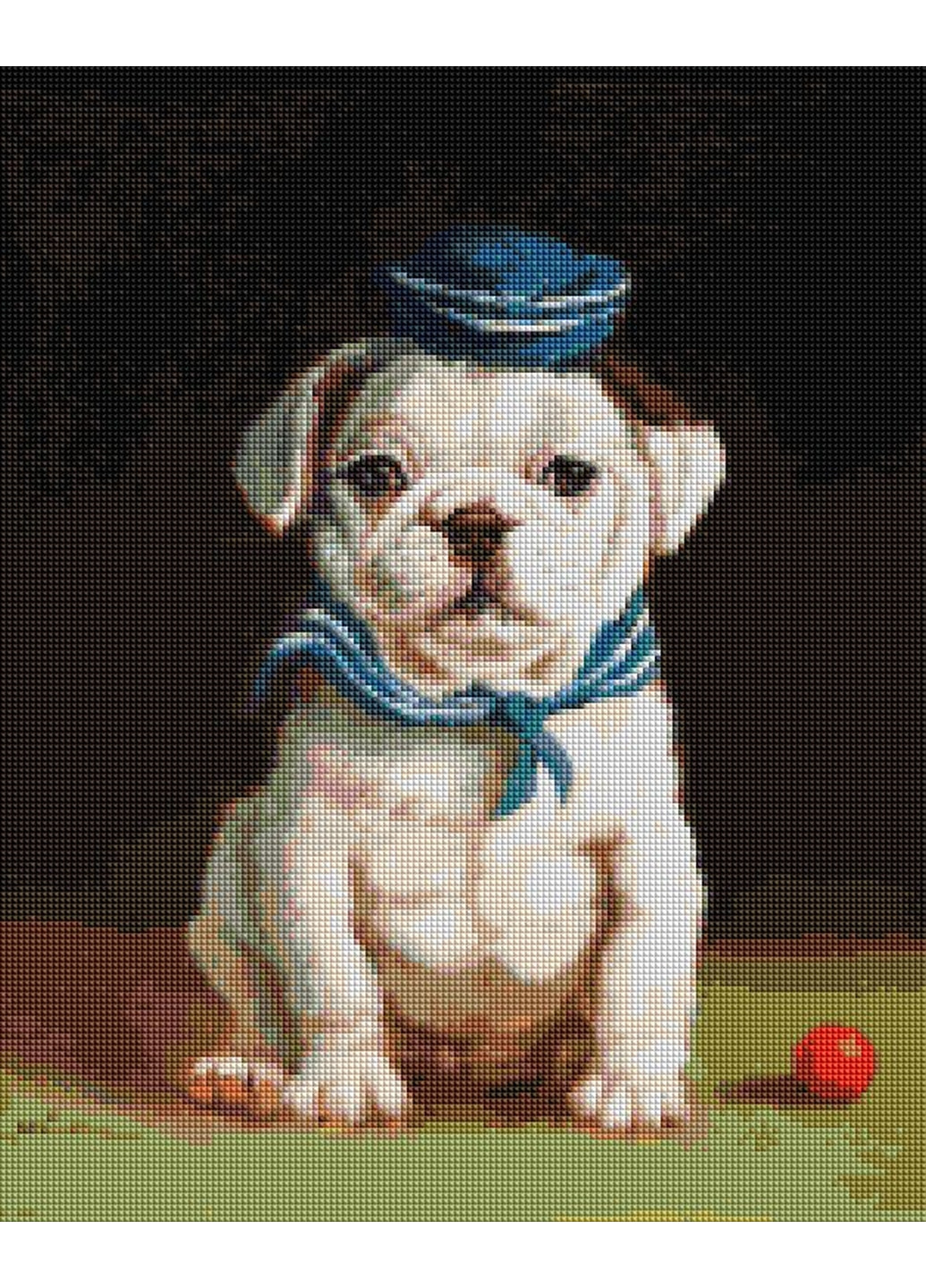 Алмазна мозаїка "Бульдог © Lucia Heffernan" 40x50 см Brushme (277154816)