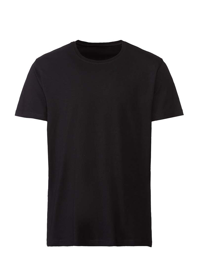 Чорна футболка базова з коротким рукавом Livergy