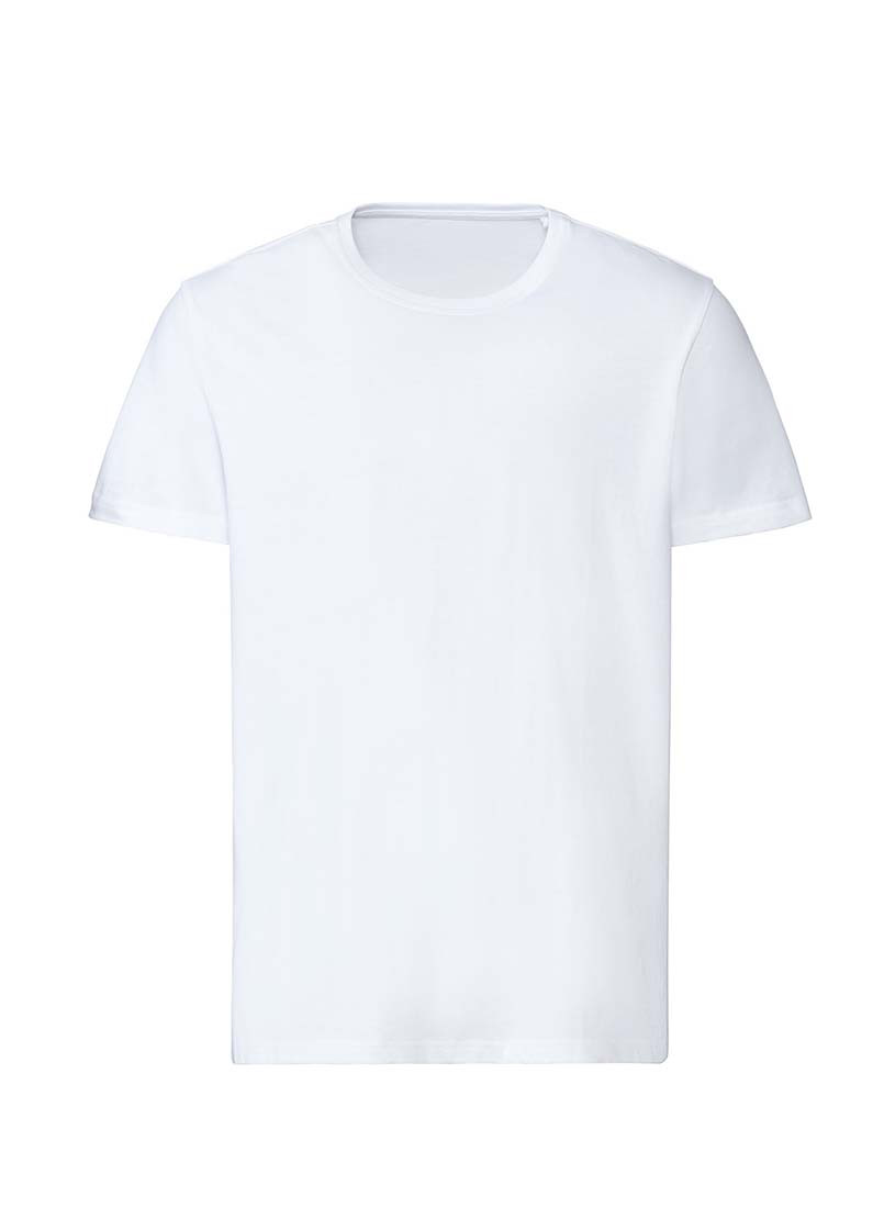 Біла футболка базова з коротким рукавом Livergy