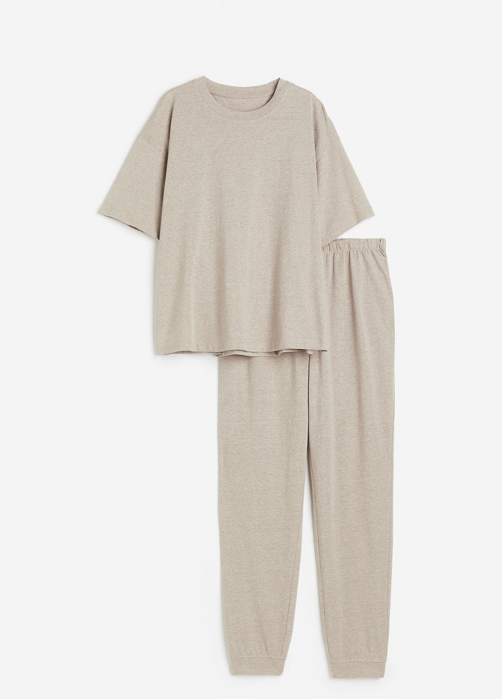 Сіро-бежева всесезон піжама H&M