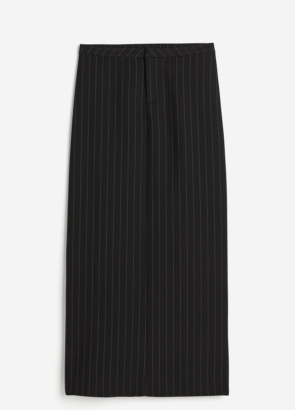 Черная кэжуал в полоску юбка H&M
