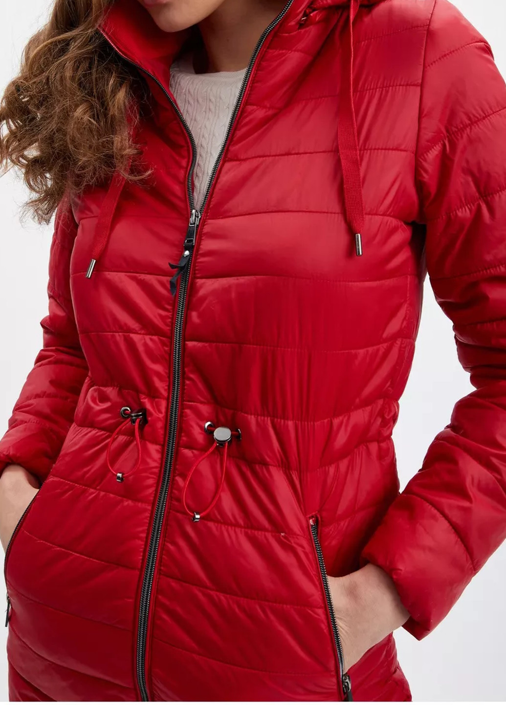 Червона демісезонна куртка Orsay