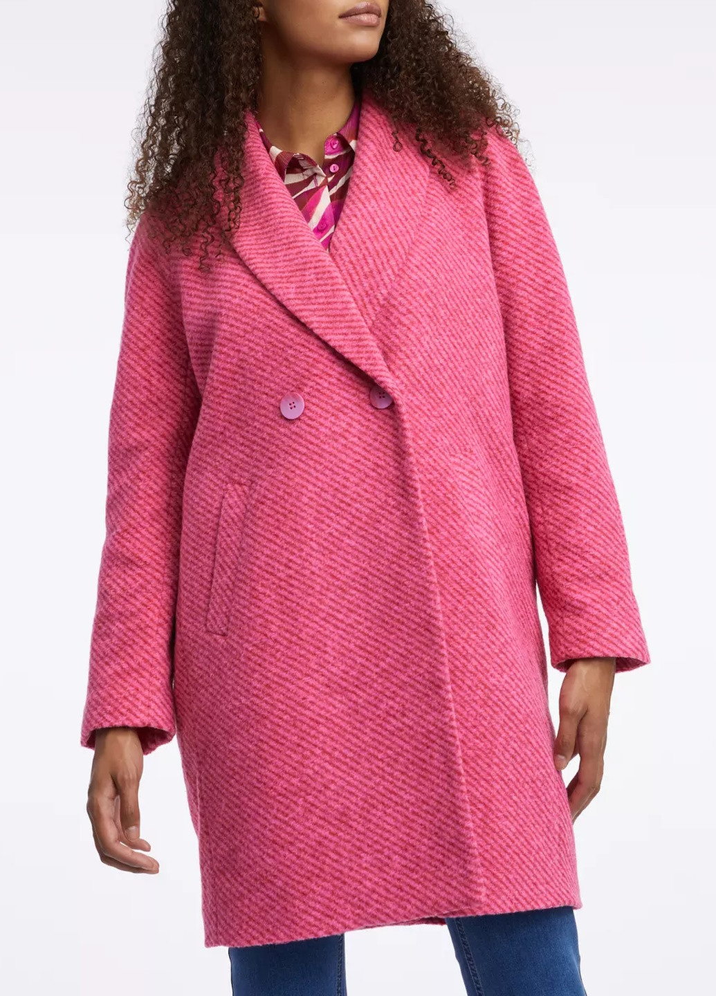 Розовое зимнее Пальто Orsay