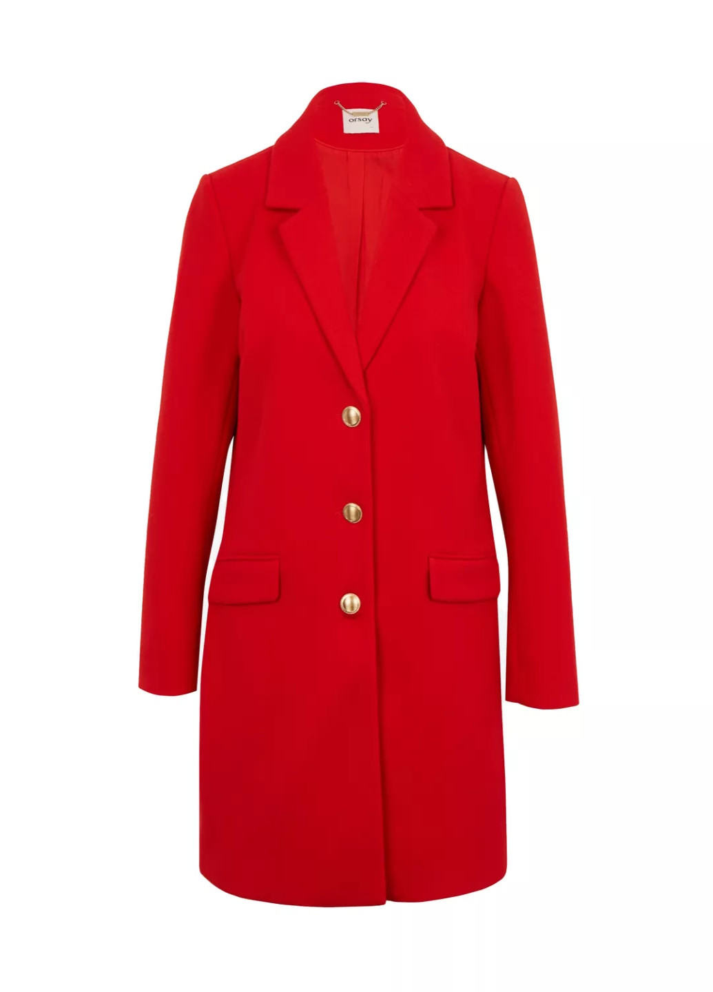 Червоне демісезонне Пальто Orsay