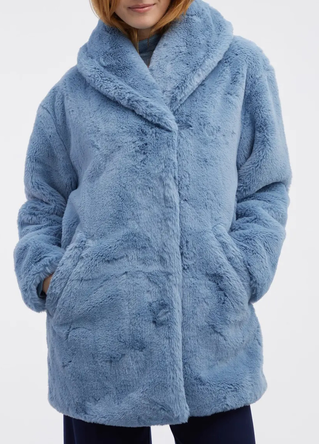Синє зимнє Пальто Orsay