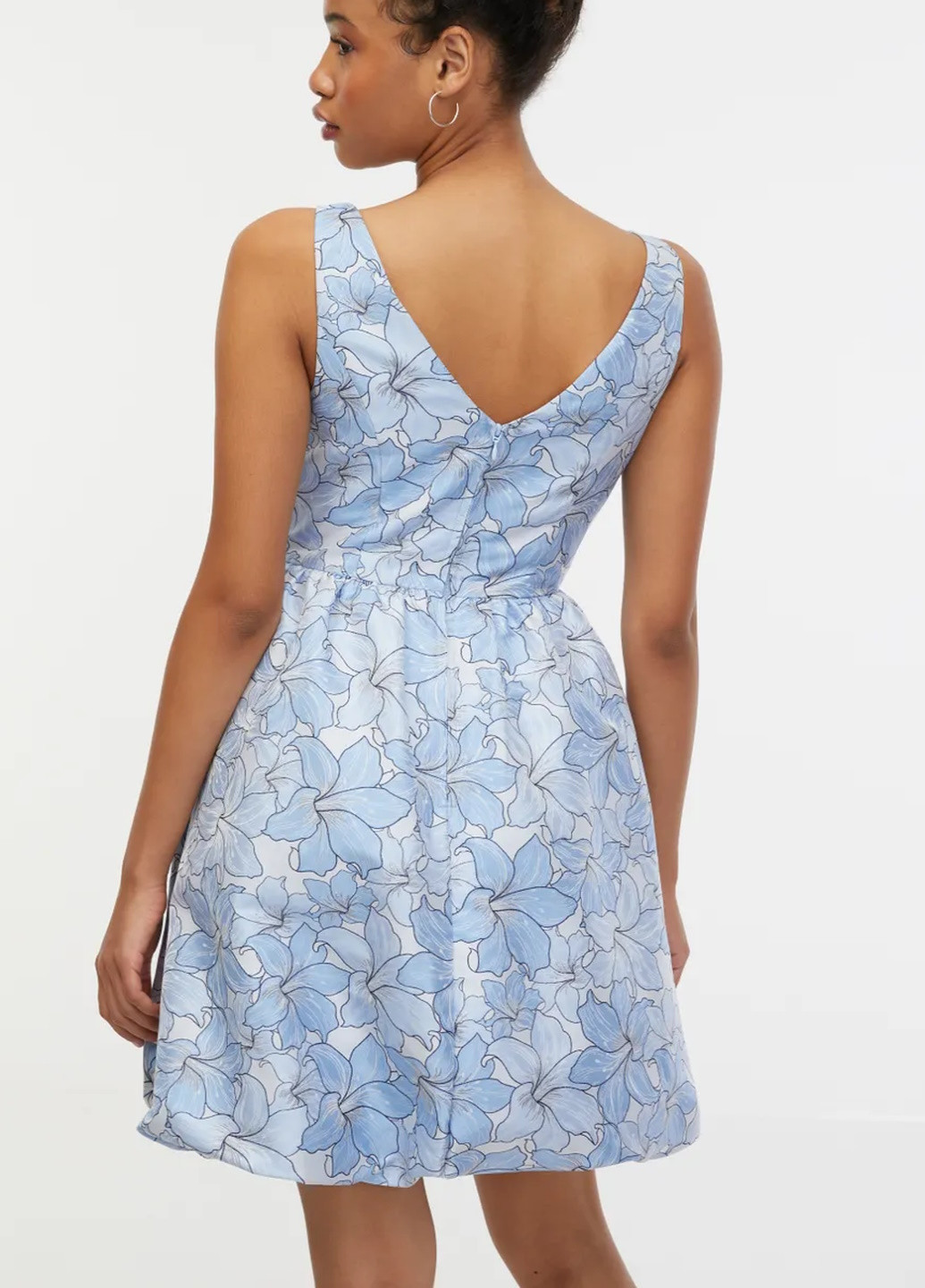 Блакитна святковий сукня Orsay з квітковим принтом