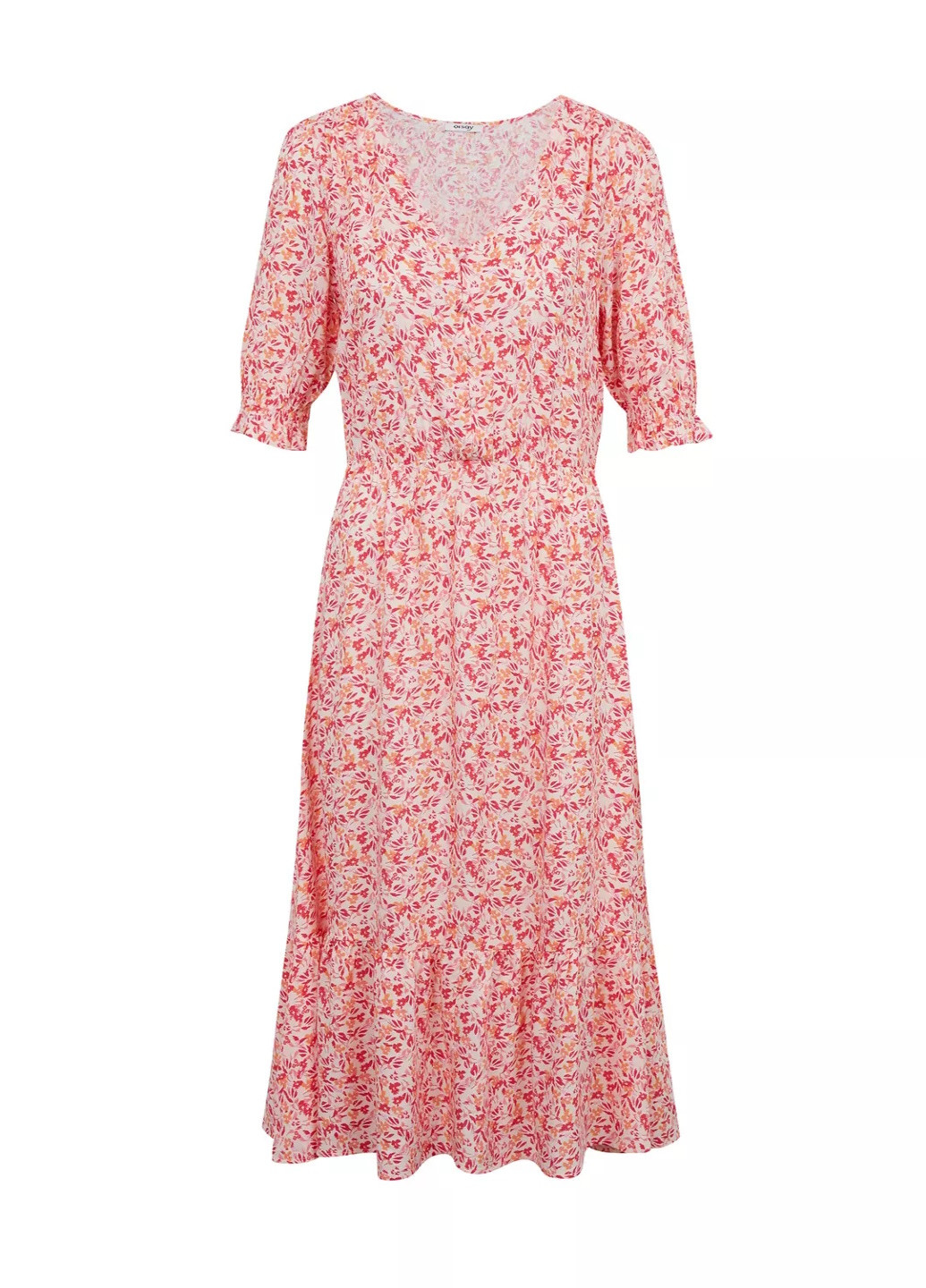 Рожева повсякденний сукня Orsay з квітковим принтом