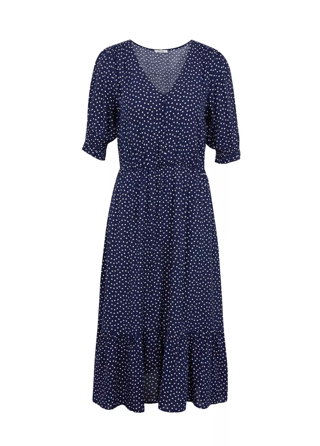 Темно-синее повседневный платье Orsay в горошек