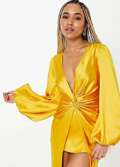 Желтое платье Asos