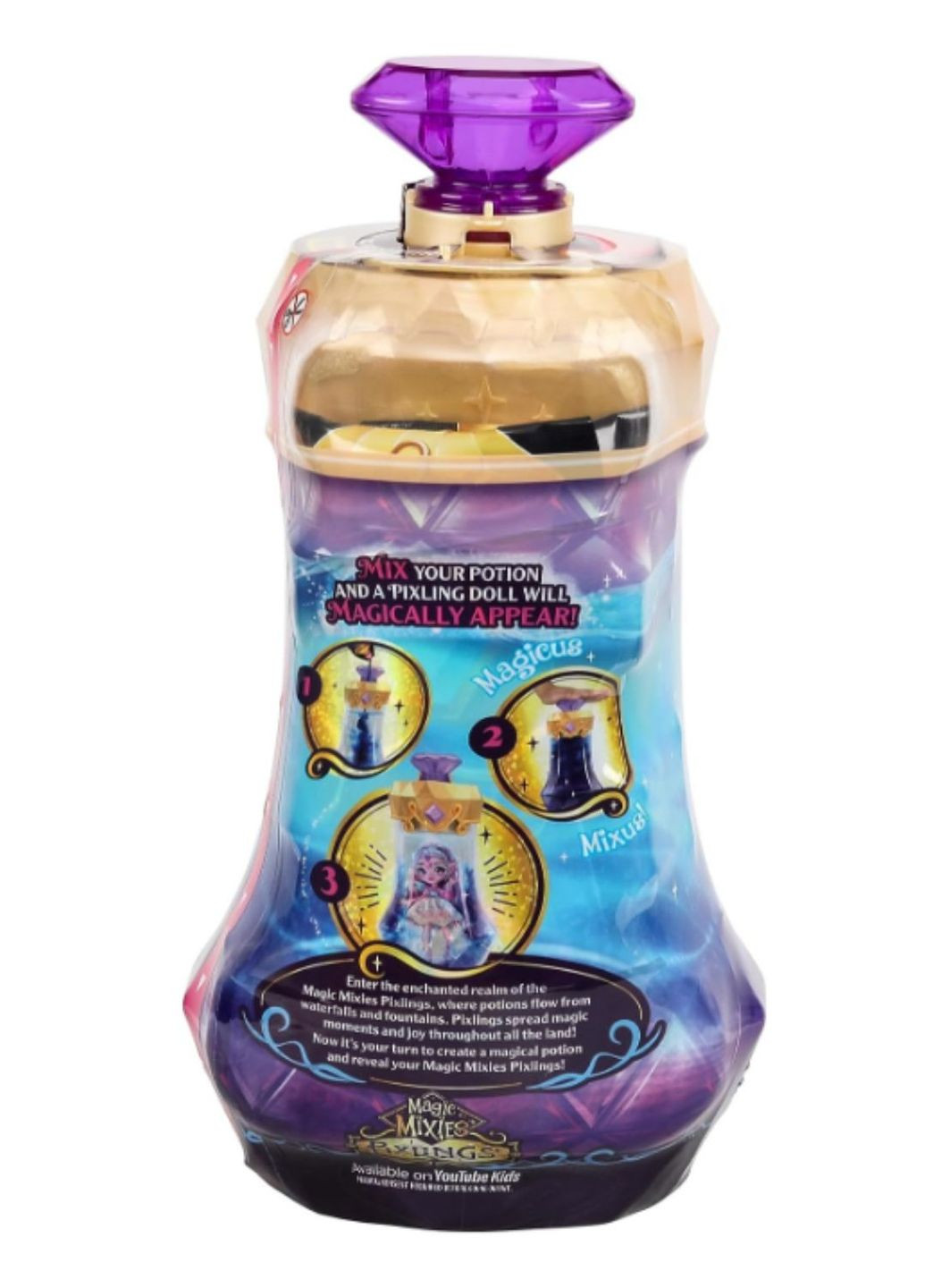 Ігровий набір Magic Mixies Unia The Unicorn Pixling, лялька Унія Єдинорожик Пікслінг із чарівного глечика, від 5 р Moose (277161550)