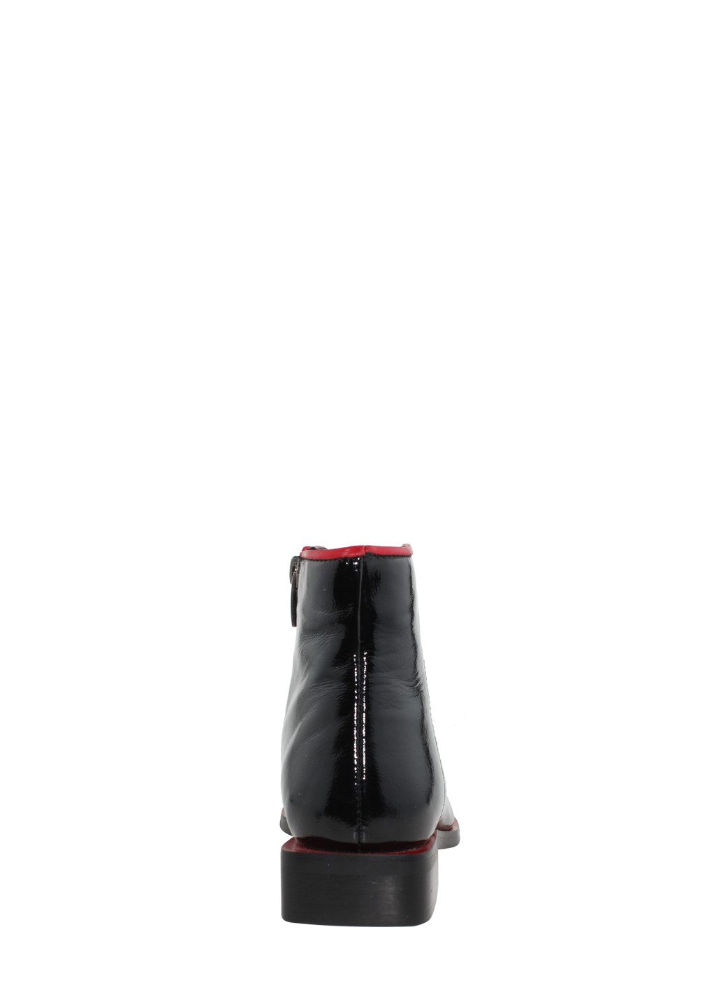 Осенние ботинки dr696 черный-красный Dalis